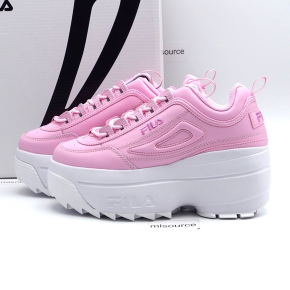 Fila Shoes - NEW Size 7.5 Women's FILA Disruptor II Wedge Leather Platform Sneakers